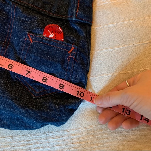 Vintage Embroidered Denim Bag - Picture 5 of 5